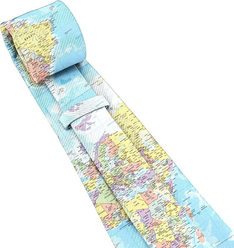 Guhothli Mens Funny Neckties Fashion Neck Ties Formal Party Novetly Tie for Men - Image 4